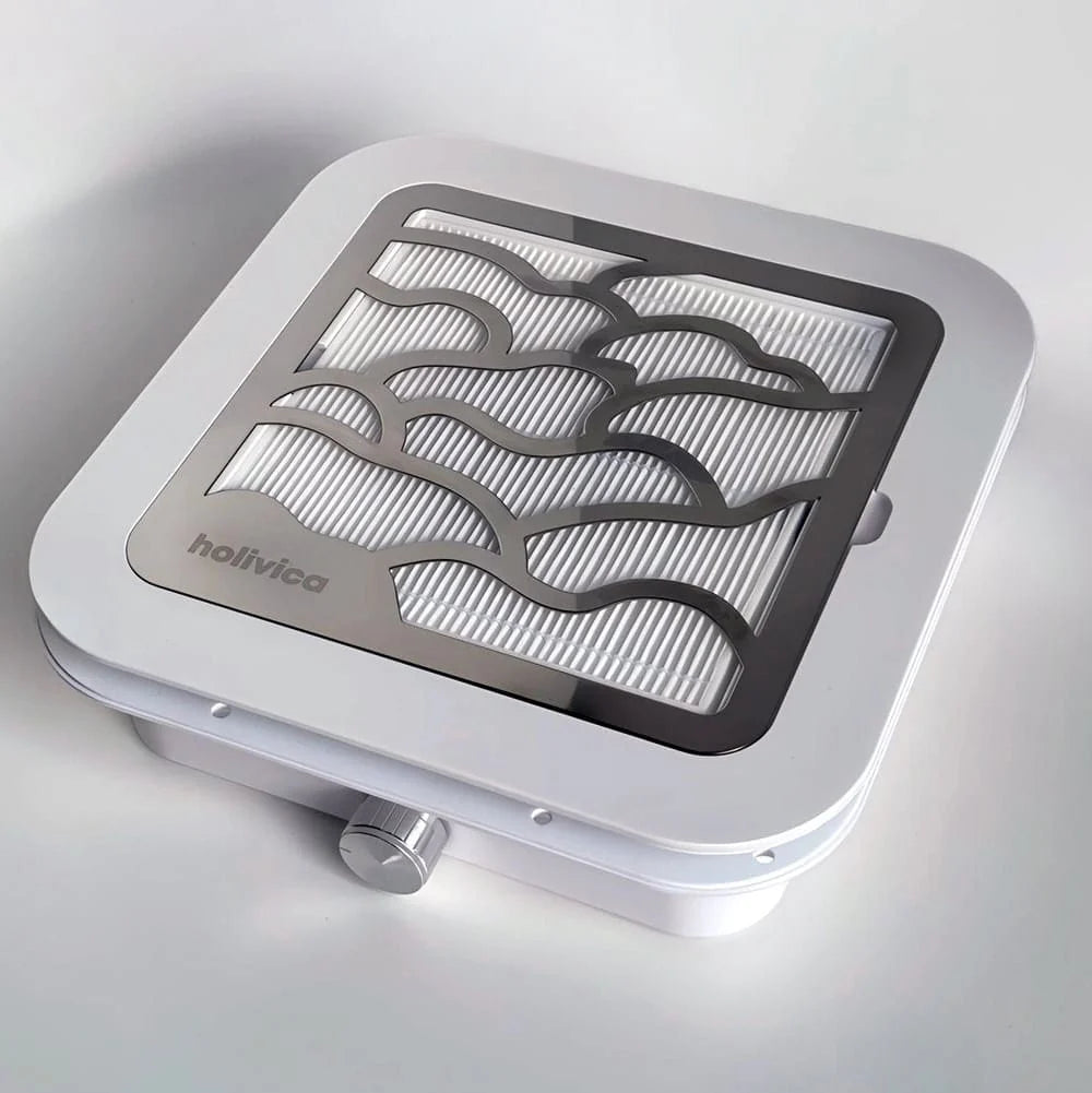 Holivica manicuretafel met een uitsparing voor een stofafzuiger