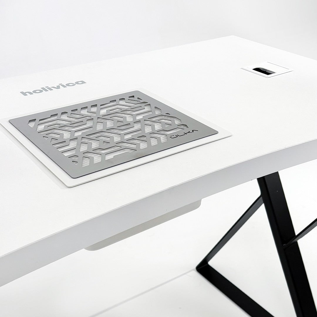 Holivica manicuretafel met een uitsparing voor een stofafzuiger